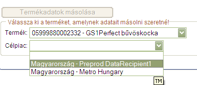 megnyomásával betöltődik a jól ismert (36. ábra) ábrán bemutatott termékbeviteli oldal.
