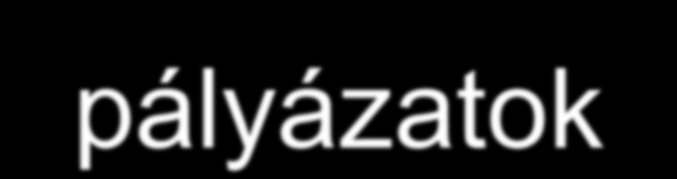 Könyvtárfejlesztési lehetőség: pályázatok Infrastruktúra fejlesztési pályázatok 1994 - OMFB (Aleph könyvtári rendszer) 1998 - FEFA (SUN szerver beszerzése) 1999 - NKÖM (Aleph garfikus könyvtári