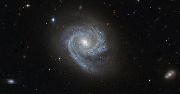 Spirálgalaxisok 5.7. ábra: Az ESO 498-G5 SAB(s)bc pec morfológiai típusú galaxis kompozit képe a Hubble Space Telescope ACS B (435 nm) és I (814 nm) sávú felvételeiből.