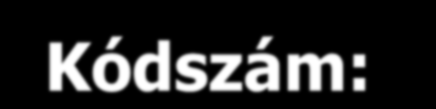 Társadalmi Megújulás Operatív Program Hallgatói és intézményi szolgáltatásfejlesztés a felsőoktatásban pályázat Kódszám: