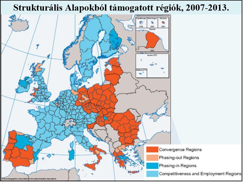 A 2007-2013-as programozási időszakban a kohéziós politika keretében Magyarország 25,3 milliárd euró közösségi forrásra jogosult, míg hozzájárulása 4,4 milliárd eurót tesz ki.