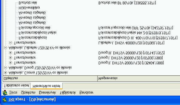 Szakértoi és nyilvántartó rendszerek Hierarchikus nézet a