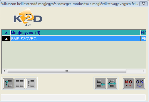 5. CRM 5.1. CRM SMS küldés CRM modulba felkerült egy új ikon, melynek segítségével a leszűrt partnereknek küldhető tetszőleges szövegű SMS küldés. Működése a következő: 1.