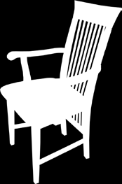 Bahama szék (1303) karfa nélkül, a kárpit szegése bortnival vagy szegeccsel lehetséges.