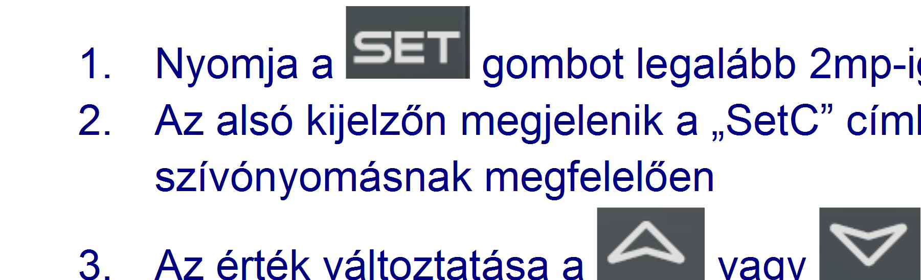 2.9.2 Nyomógomb kombinációk + Billentyűzet zárolása és feloldása + Belépés programozás módba + Kilépés programozás módból 2.10 Paraméterek 2.10.1 Hűtőközeg kiválasztása Hűtőközeg gyári alapértéke: R404A.