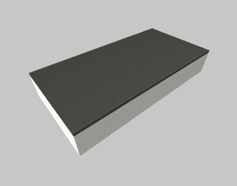 A megerôsített alapréteget (lehetôleg vízszigetelô rendszerragasztó) egészen a hôszigetelés végéig, a záróréteget kb. 15 cm-rel a terepszint alá kell húzni.