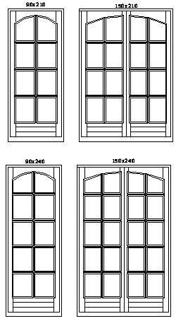 MASONITE BELSŐÍVES KAZETTÁS NATÚR ABLAKOK ÉS ERKÉLYAJTÓK Alapanyag: hossztoldott, rétegragasztott, borovi fenyő 68 mm széria Üveg: 4-16-4 SZUPER Low-e, Argon gázzal töltve U=1,0W/m 2 K egyedi Roto