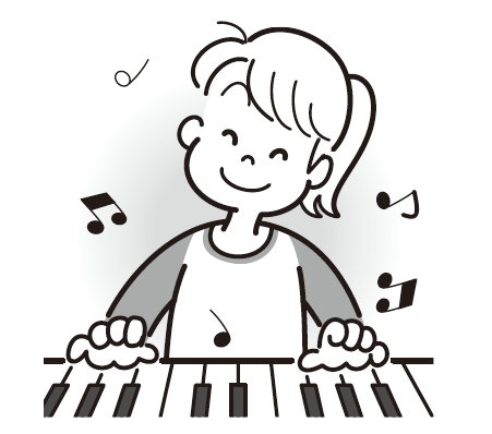 Hangszínek kiválasztása, beállítása és használata A zongorával ötféle hangszínt (hangszert) szólaltathatunk meg. Hangszín kiválasztása 1. Nyomja meg a használni kívánt hangszínekhez tartozó (4-8.