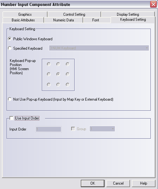 Number Input Keyboard Setting Keyboard Setting: Billentyűzet beállítása Public Windows Keyboard: Windows billentyűzet kiosztás Specified Keyboard: Speciális billentyűzet (NUM Keyboard, ASCII