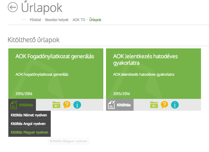 Fogadónyilatkozat generálás nélkül jelentkezni sem lehet a kiválasztott gyakorlati helyre!) A Modulo az alábbi címen érhető el: https://modulo.tr.pte.