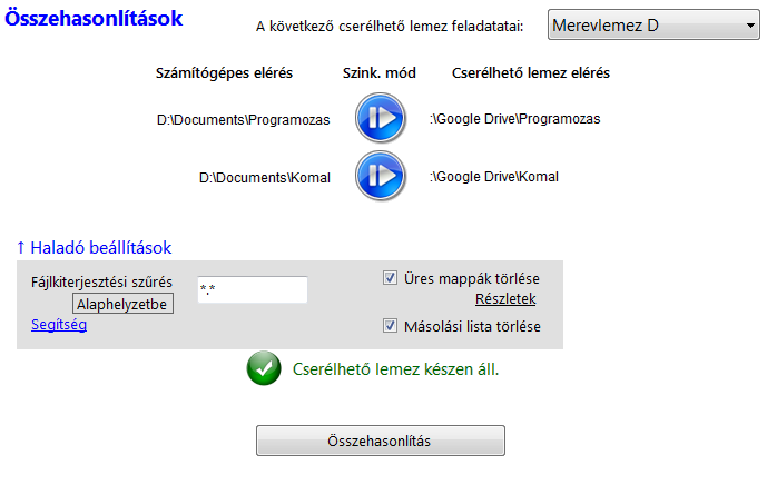 Virtuális merevlemezek A PendriveSync Virtuális Merevlemezek alapja a Windows-beli subst parancs, mely egy virtuális meghajtót hoz létre egy, a számítógépen található mappa tartalommal.