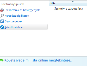 6 1. ábra Hirdetésszűrés Internet Explorerben Mozilla Firefox Amennyiben Mozilla Firefox