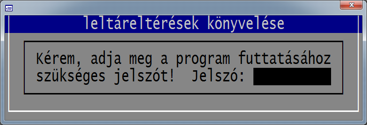 billentyű segítségével kinyomtathatjuk és átnézhetjük, ha szükséges, akkor visszamehetünk az Adatok felvitele menüpontba és javíthatunk még a termékek leltári készletén.