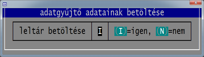 Cikktörzs letöltése menüpontot. A letöltés befejezése után kezdhetjük a leltározást az eszközzel.