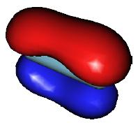 Kovalens kötés p-kötés kétatomos molekulákban p-kötés olyan molekulapálya, ahol a két atomot összekötő egyenes (kötéstengely) mentén nincs