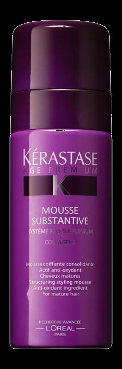 Age Prémium (revitalizálás) Mousse Substantif (Mussz szübsztantif) Revitalizáló hajformázó hab érett hajra.