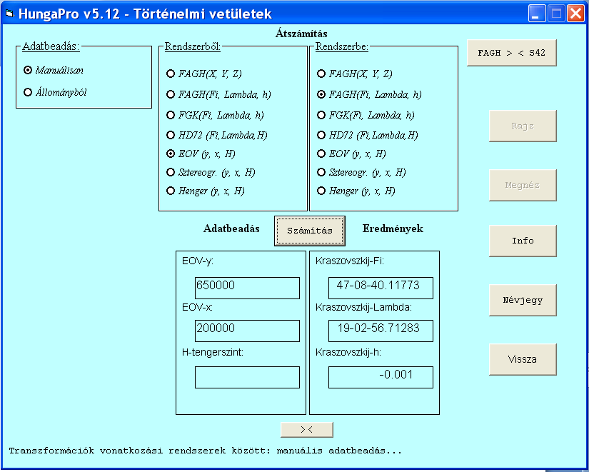 A Történelm programrész