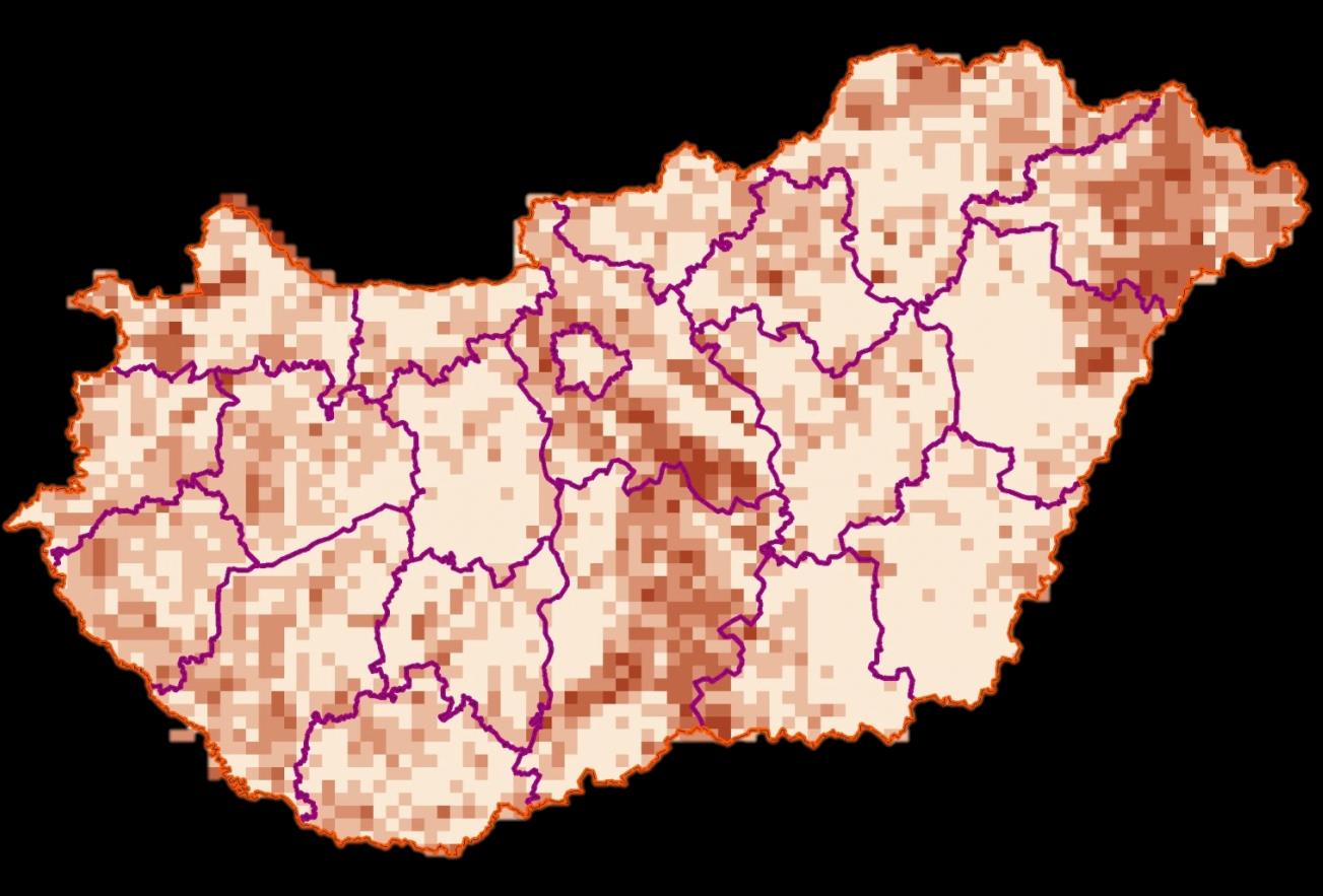 szint Érintett területek Osztály (ha) Egyenleg (ha) Mezőgazdasági területek 149902-45092 Mesterséges felszínek 11241