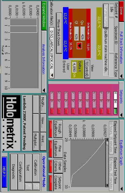 program a hőárammérő helyénél megfelelő helyre vigye a nyilat a Heat Flow Transducers mezőben.