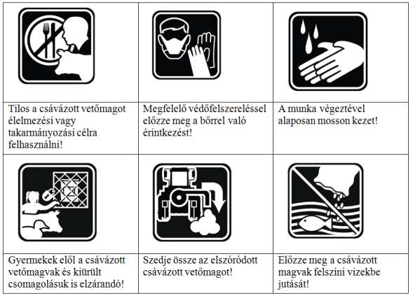 Vásárlók tájékoztatása A csomagoláson a