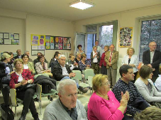 Kiállítás 2014. november 5-én az Újbudai Pedagógiai Intézetben Dr. Hoffmann Tamás polgármester és Dr.