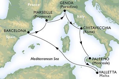 MSC Preziosa 249 / fő ártól KARÁCSONYI AJÁNLATOK 2015.12.18. / Barcelona / 7 éj 339 /fő ártól 469 /fő ártól MSC Divina 349 / fő ártól 2015.12.19.