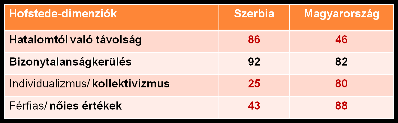 - az (informális) kapcsolatok szerepe nagyon nagy - változásokkal szembeni jelentős