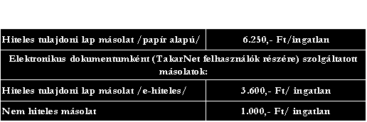 A tulajdoni lapról elektronikus formában szolgáltatott nem hiteles másolat az Inytv. 69. szerinti tanúsító erővel nem rendelkezik, hivatalos célra nem használható, kizárólag tájékoztatásul szolgál.