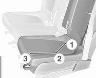 Ülések, biztonsági rendszerek 45 Hátsó ülések Az ülések beállítása Variálható ülésrendszer (FlexSpace) 9 Figyelmeztetés Csak akkor közlekedjen a gépkocsival, ha a szélső ülések rögzítve vannak a