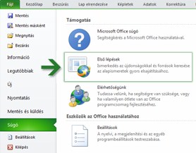 Első lépések az Excel 2010 használatában Ha már hosszabb ideje használja a Microsoft Excel 2003-as verzióját, felmerülhet a kérdés, hogy az Excel 2003 parancsai és eszköztárgombjai hol találhatók az