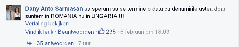 ONLINE REACTIONS ON PUBLIC MEDIA BY INHABTANTS FROM CLUJ-NAPOCA https://www.facebook.com/danyanto.sarmasan.