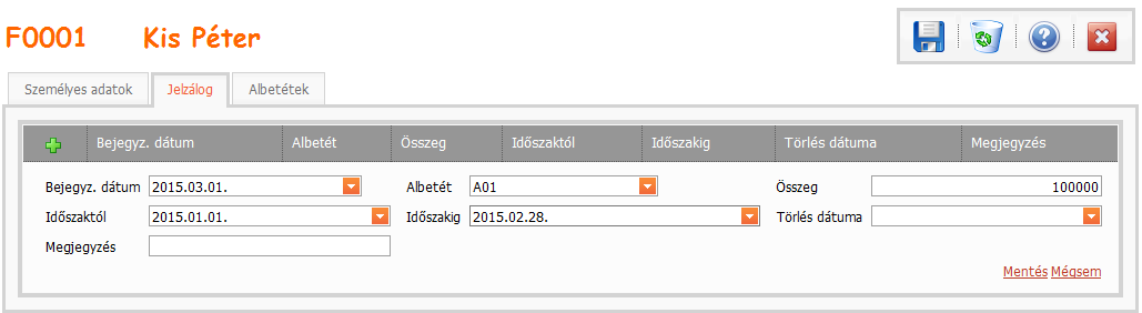 Fontos változás, hogy a címeknél be lehet állítani az Értesítő küldése opciót.