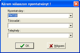 5 Bejelentési kötelezettség ABeV-vel Amennyiben több szerv nyomtatvány kitöltése is lehetséges, válassza a Vám- és Pénzügyırséget: Majd a nyomtatvány típusát: 5.