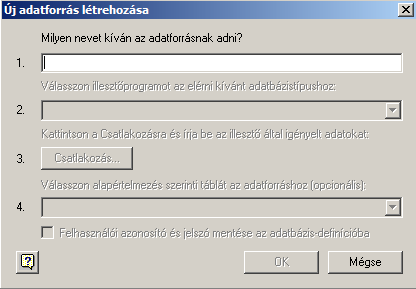 xls forrásállományból meg is tudjuk ismételni néhány billentyű lenyomásával. Adatbeolvasás automatizálása a Microsoft Query segítségével Az első lépésben nyissunk meg egy új Excel állományt!