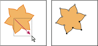 ILLUSTRATOR CS3 198 Ha az objektumokat a keverési mód alapján kívánja kijelölni, válassza a Keverési mód lehetőséget.