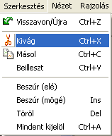 A Rendező Átalakítás parancsra kattintva méretezhetjük.