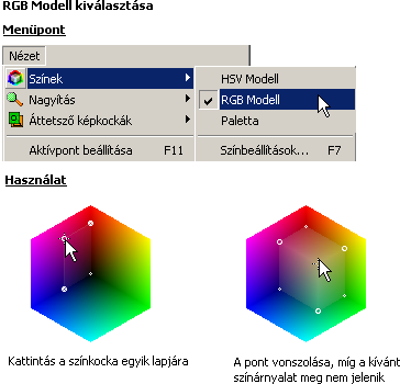 lapjára, majd az így elhelyezett pontot