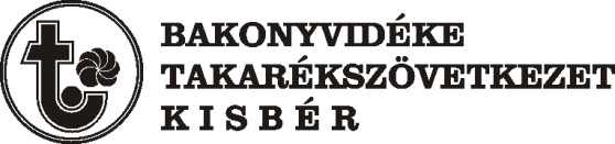 Kölcsönszerződés fogyasztóknak nyújtott forint alapú szabad felhasználású kölcsönhöz Bakonyvidéke Takarékszövetkezet Kirendeltsége Ügyintéző: A kölcsön száma: A szerződő felek, egyrészről: