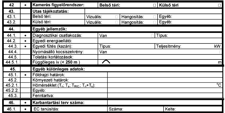 61. oldal Dátum.... A kiállító szervezet megnevezése és pontos... címe: aláírás név:... beosztás:... P. H.