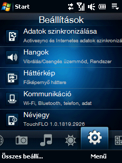 Tipp TouchFLO 79 Ha részletesebb időjárási információt szeretne kapni, érintse meg a Menü > Névjegy elemet az Időjárás fülön, hogy megnyissa az AccuWeather weboldalt.