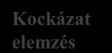 QRA diagram Minőségi módszerek Mennyiségi módszerek Gyakoriság elemzés Gyakoriságok becslése Gyakoriságok értékelése Létesítmény kiválasztás Kockázatok azonosítása