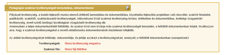 4.4. A Pedagógiai tevékenység dokumentumai oldal 4.4.1.