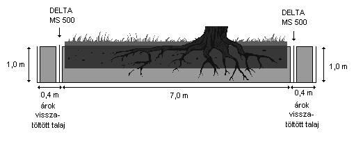 A síkfőkúti DIRT parcellákat 2000 novemberében állítottuk be. A parcellák kialakítása az USA DIRT Projectben alkalmazott módszerek szerint történt.
