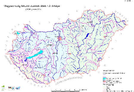 Magyarrszág vízgyűjtő kerületen belüli elhelyezkedése, térképi bemutatása Magyarrszág teljes területe, a Duna vízgyűjtőkerület része.