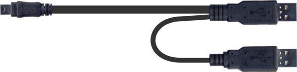6. Mini USB: TVGo-U202 eszköz csatlakoztatása a PC-hez. Magyar 3. Kábelek 1. Mini USB kábel: csatlakoztatja a TVGo-U202 eszközt a számítógép USB 2.0 portjához.