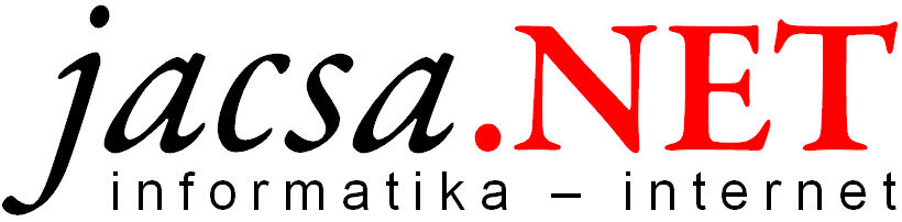 Informatikai Fejlesztő és Szolgáltató Kft. 2065 Mány, Deák F. u. 5. +36 70 389 1405, info@jacsa.net A jacsa.net Kft.