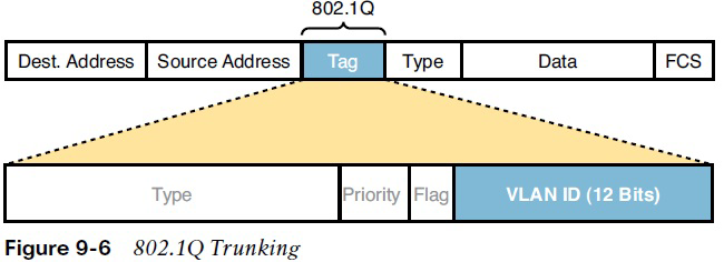 IEEE 802.1Q IEEE 802.1 Q FrameHeader A kerethez hozzáad bizonyos mezőket(tagging).