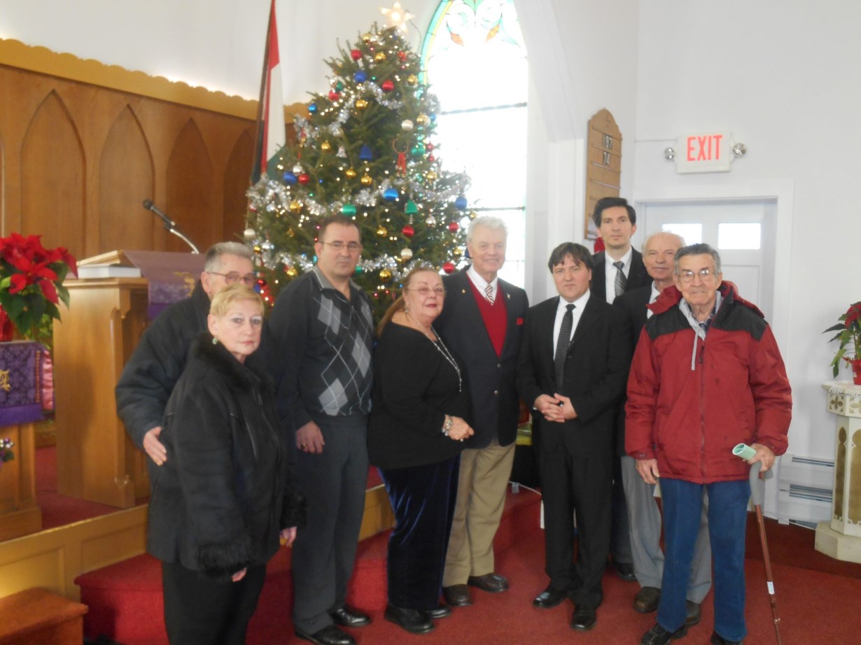 Volume 2, Issue 1 Page 3 Annual Congregational Meeting Éves Közgyűlés On the cold and snowy December 15.