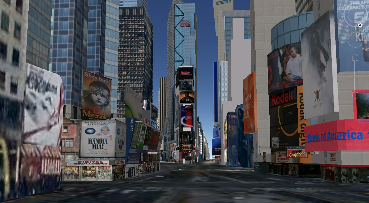 Times Square, Google Earth [forrás: http://adverlab.