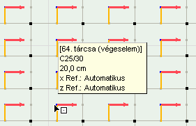 Lépésrıl lépésre kézikönyv 93 Megjelenítés Jelenítsük meg a definiált végeselemek lokális koordinátarendszerét!